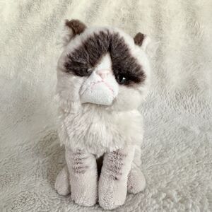 Gund Grumpy Cat 6” Stuffed Animal Toy Brown Beige